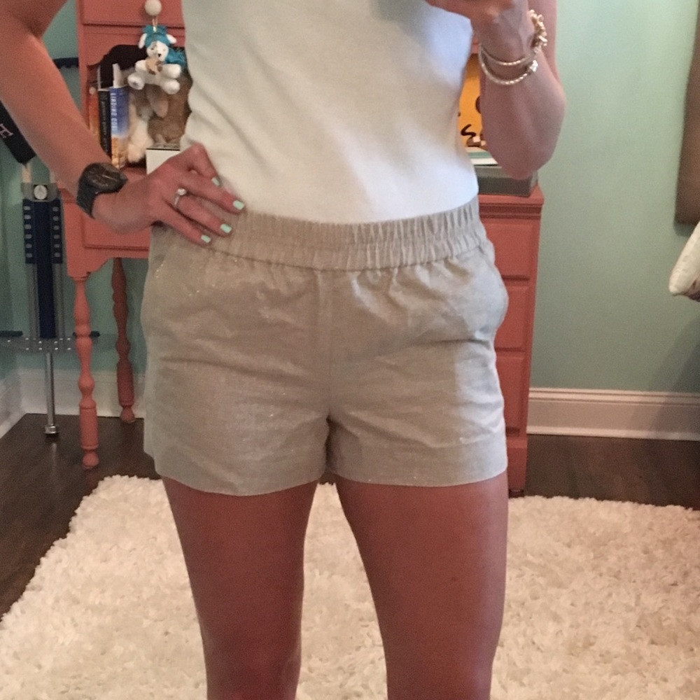 J.Crew MINT GREEN Elastic Shorts